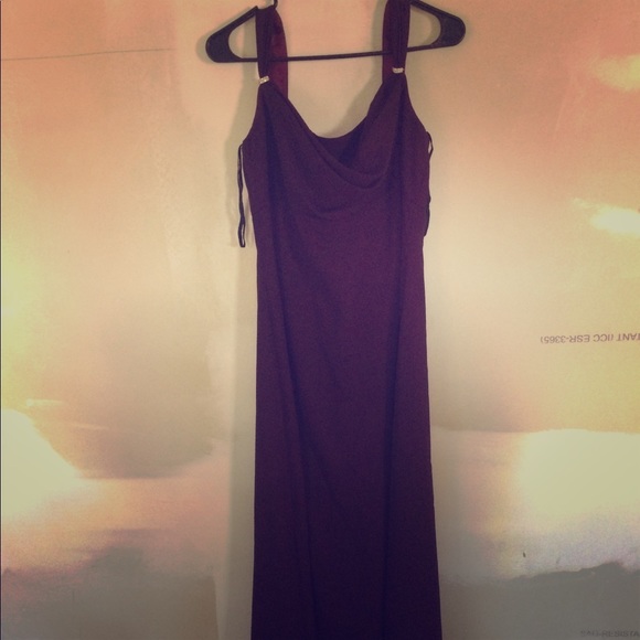 A beautiful purple dress